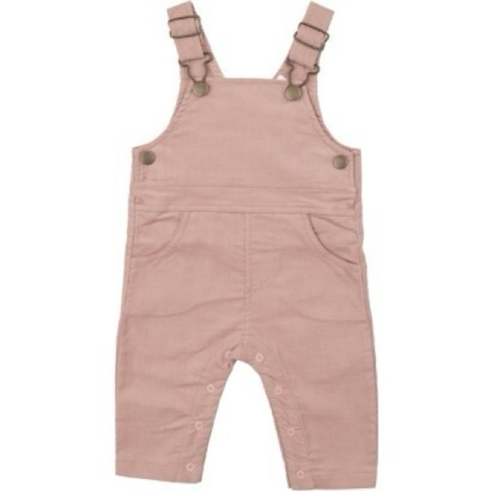 Angel Dear Cord Misty Rose Classic Overalls 18-24 Months NWT